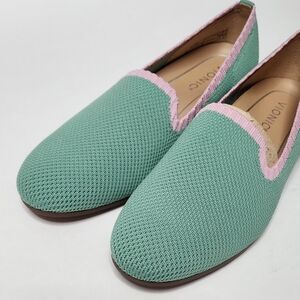 Vionic Womens Knit Shoes Size 7.5 Frosty Spruce Mint Green